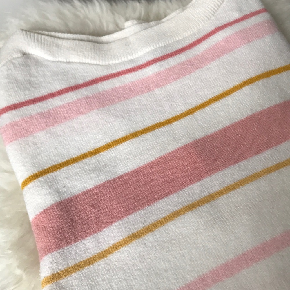 LOFT - Striped Everyday Sweater (L)